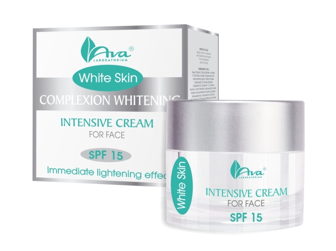 White skin intensive cream for face SPF 15